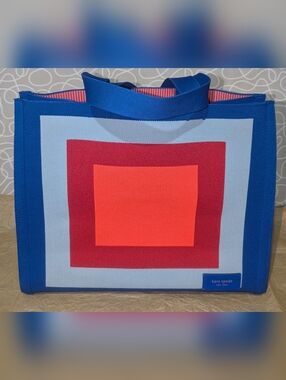 Kate Spade Manhattan Blocks Of Color Jacquard Large Tote